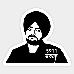 Sidhu Moose Wala Sticker